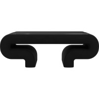 Стол Лига диванов Волна микровельвет черный 115758