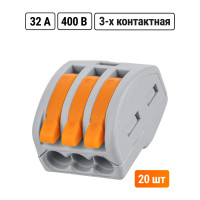 Соединительная клемма ск-413 (2,5мм²) (20 шт/блистер) TDM ELECTRIC SQ0527-0008