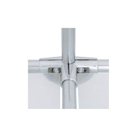 Соединитель 4-х труб Palladium угловой, с 2-мя площадками для полок JF-27 BH CP 115825
