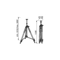 Штатив для лазера LKS 100-300 5/8" FLEX 398616
