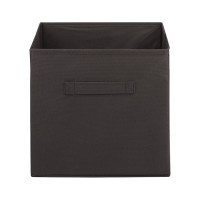 Раскладной короб с ручкой Рыжий кот 28x28x28 см, черный 312626