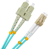 Оптический шнур Cabeus duplex lc-sc 50/125 mm om3 25м lszh FOP-50-LC-SC-25m