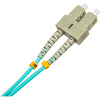 Оптический шнур Cabeus duplex lc-sc 50/125 mm om3 15м lszh FOP-50-LC-SC-15m