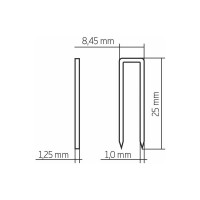 Усиленная скоба ForEst H-25 cnk (тип 92) 6600 штук МБ000018501