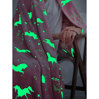 Покрывало для детей Guten Morgen Велсофт, Жаккардовый, Единороги (150x200 см) ПФЖ-Ед-150-200