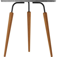 Журнальный стол Мебелик BeautyStyle 22 орех гикори grey/ черный/ бук 8604