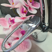 Смеситель для кухни (мойки) INGROSSO высокий излив, картридж 40 мм, гайка 599-25 УТ-00041738