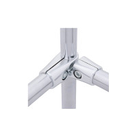 Соединитель 3-х труб Palladium угловой, регулируемый JF-51 CP BH 115847