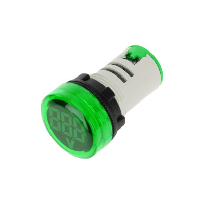 REXANT Индикатор значения напряжения VD22, 70-500 В, зеленый, 10 шт. 36-5001