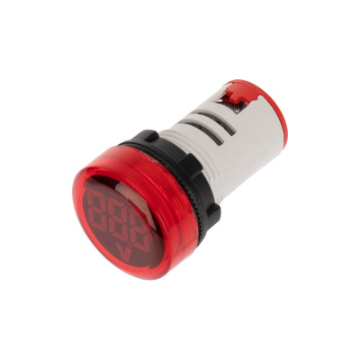 REXANT Индикатор значения напряжения красный vd22 70-500 в (10 шт в упак) 36-5000
