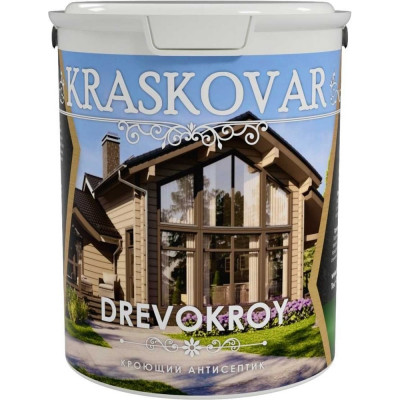 Кроющий антисептик Kraskovar Drevokroy 1085