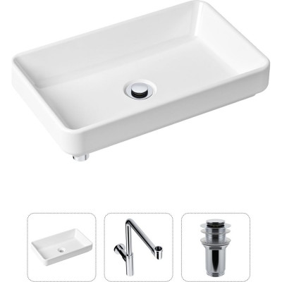 Накладная раковина для ванной Lavinia Boho Bathroom Sink Slim 21520153