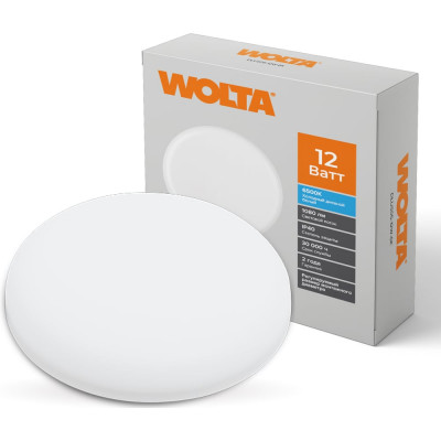 Светодиодная встраиваемая панель Wolta 12Вт, 6500К Холодный белый свет, IP40, 1080лм, светильник регулируемый (70-110 мм) DLUS05-12W-6K
