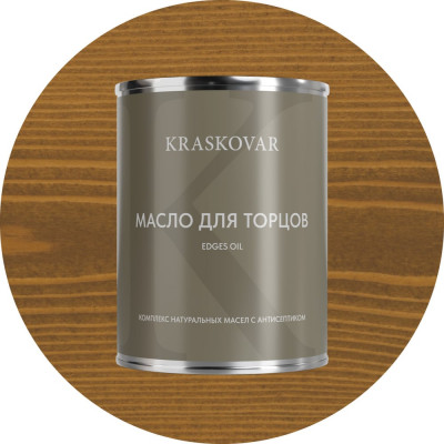 Масло для торцов Kraskovar Дуб 0,75л 1641