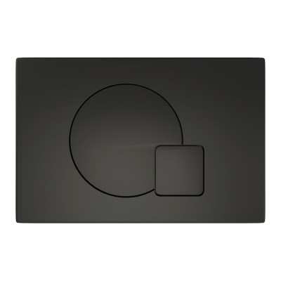 Клавиша смыва Teymi Ellie, двойной смыв, черный матовый T70023BM ЦБ-00268265