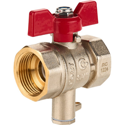 Шаровый кран SANEXT ГОСТ, PN40, для термодатчика Ду 20, ВР 3/4" 5906
