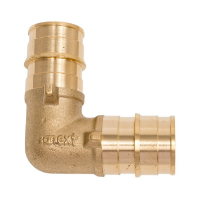 Угольник латунный SANEXT 90 С, 25мм Lite 45305