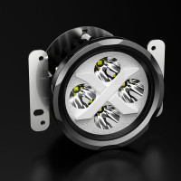 Светодиодная противотуманная фара Aurora alo-e-r4t3-e-rgb app 4" 40w управление через приложение 3200lm 9-36v ближний свет (комплект 2шт.) 0025