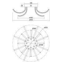 Потолочный светильник Freya Naomi FR6046CL-L50CH