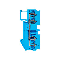 Клеммная пружинная колодка EKF JXB-ST-2.5 31А 4 вывода синяя PROxima plc-jxb-st-2.5-4-blue