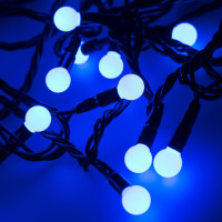 Светодиодная гирлянда Ardecoled ARD-BALL-CLASSIC-D13-10000-BLACK-100LED BLUE 025570