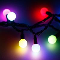 Светодиодная гирлянда Ardecoled ARD-BALL-PRO-D23-10000-BLACK-80LED RGB 025622