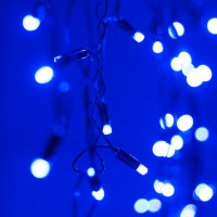 Светодиодная гирлянда Ardecoled ARD-EDGE-CLASSIC-2400x600-BLACK-88LED-STD BLUE 026009