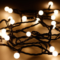Светодиодная гирлянда Ardecoled ARD-BALL-CLASSIC-D13-10000-BLACK-100LED WARM 025572