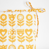 Сидушка на стул Этель "Yellow garden" 42x42см, 100% хлопок, 190 г/м2 6756616