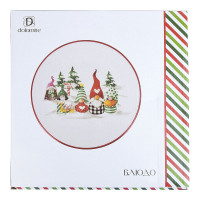 Блюдо для сервировки и подачи Dolomite Рождественские гномы, 24 см N2521167