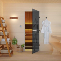 Дверь DoorWood графит. 1800x700 мм DW03548