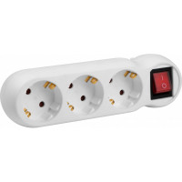 Разветвитель с заземлением и выключателем Jazzway AD-3GS 5046672