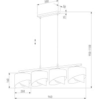 Подвесной светильник TK Lighting 4828 marlon a066428