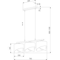 Подвесной светильник TK Lighting 4821 grant white a066424