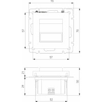 Встраиваемая led подсветка WERKEL turn (черный матовый) w1154708 a064562