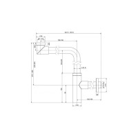 Металлический сифон для раковины Wellsee Drainage System 182128000
