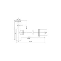 Сифон для раковины Wellsee Drainage System 182106000
