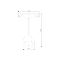 Трековый светильник Elektrostandard slim magnetic 8w 4000k uno (черный) 85126/01 a065480