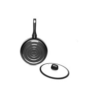 Сотейник SCOVO Hi-Black d 240 мм, стеклянная крышка HB-020