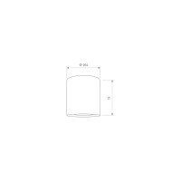 Накладной светодиодный светильник Elektrostandard dlr026 6w 3000k черный матовый a063934