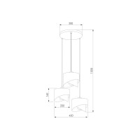 Подвесной светильник TK Lighting 4876 grant black a066420