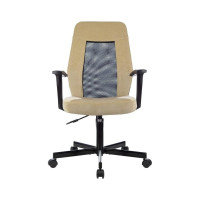 Кресло Easy Chair vb_e 225 ptw бежево-черный light-21 сетка, ткань, металл 1808703