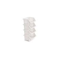 Этажерка ЗПИ «Альтернатива» Универсал 4-х секционная, белый М6528