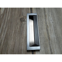 Ручка с зацепом для раздвижных дверей MORELLI MHS128 SC цвет матовый хром 9014508