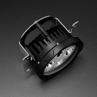 Светодиодная противотуманная фара Aurora alo-e-r4t3-e-rgb app 4" 40w управление через приложение 3200lm 9-36v ближний свет (комплект 2шт.) 0025