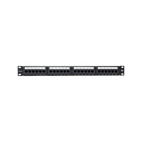 Патч-панель EKF teracom 19'' cat.5e 1u неэкранированная utp 24 порта rj-45 110 idc TRC-PPNL-5EUTP-1U24