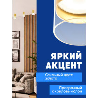 Потолочный светильник FERON ml189 mr16 gu10 35w 230v, золото, 48745