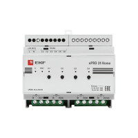 Контроллер удаленного управления EKF ePRO 24 6входов\4выхода 230В WiFi Home ePRO-h-10-4-230-W