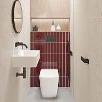 Инсталляция для приставного унитаза в комплекте 3 в 1 Lavinia Boho RelFix 77030057