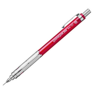 Автоматический карандаш Pentel GraphGear PG315-TBX 300 0.5 мм, красный корпус 725101